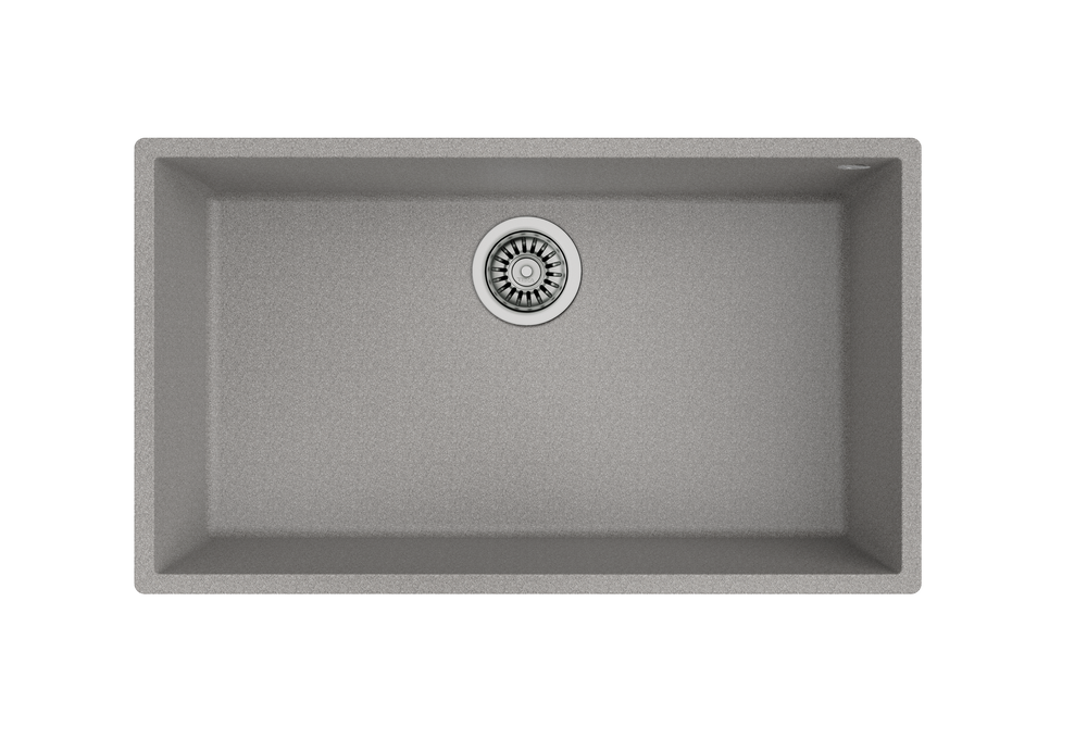 Lavaplatos Teka Square 72.40 TG granito stone gray vista frontal