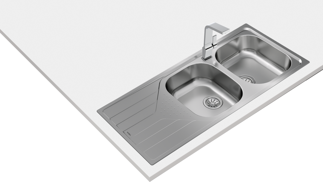 Lavaplatos Teka Universe 80 T-XP 2C 1E en ambiente de cocina
